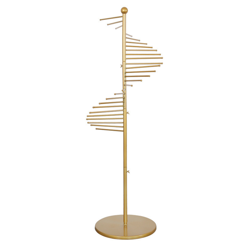 2020 latest modern simple and elegant golden marble frame tree-shaped coat rack shelf