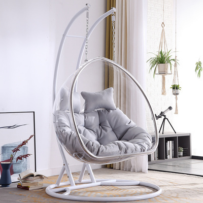 Nordic modern balcony hanging chair sleep swing hanging basket girl bedroom home lazy transparent bubble chair