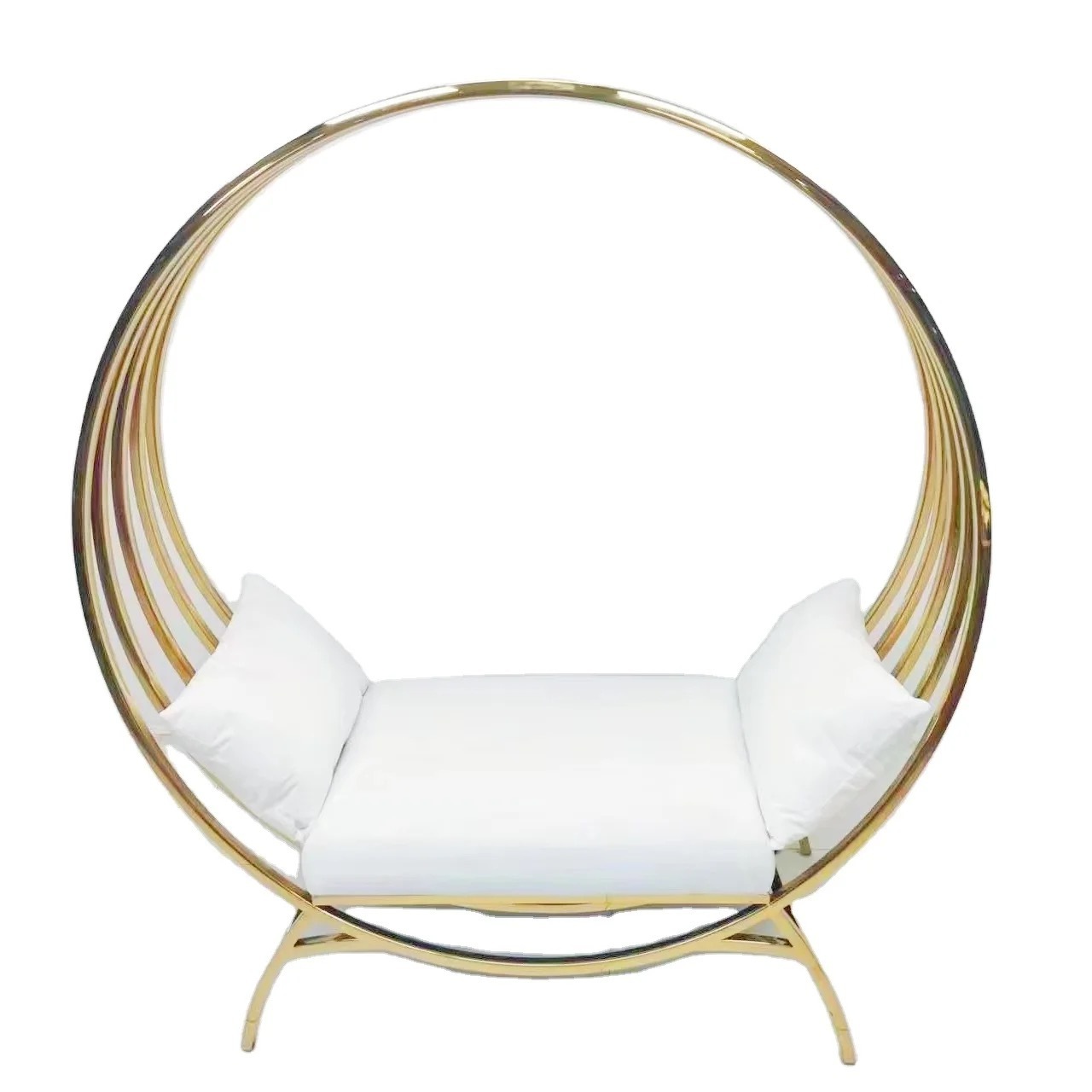 Wedding couple circle design chair sofa decoration wedding treasure chair wedding activity chair