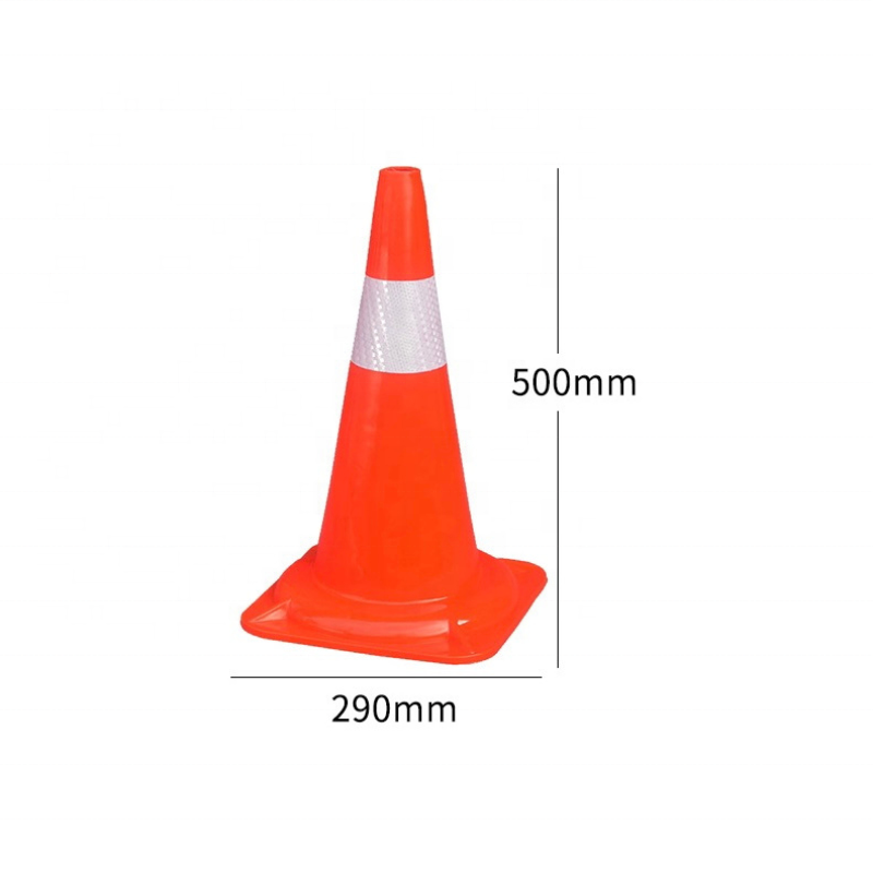 Top Sale Orange Red Reflective Traffic Cone Safety Road Cone Pvc Traffic Cone