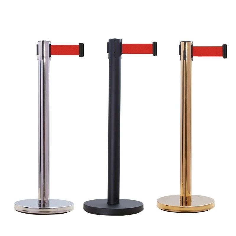 High Quality Goods Red Carpet Poles Red Rope And Gold Stanchion Rope And Stanchion