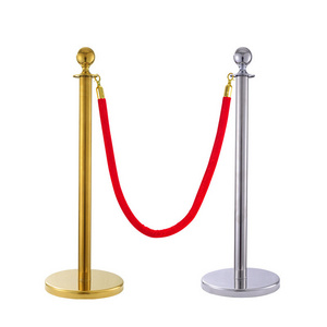 Factory Direct Sales Hanging Railing Barrier Post Rope Stanchion Rope Barrier Steel Stanchion Galvanized Stanchion