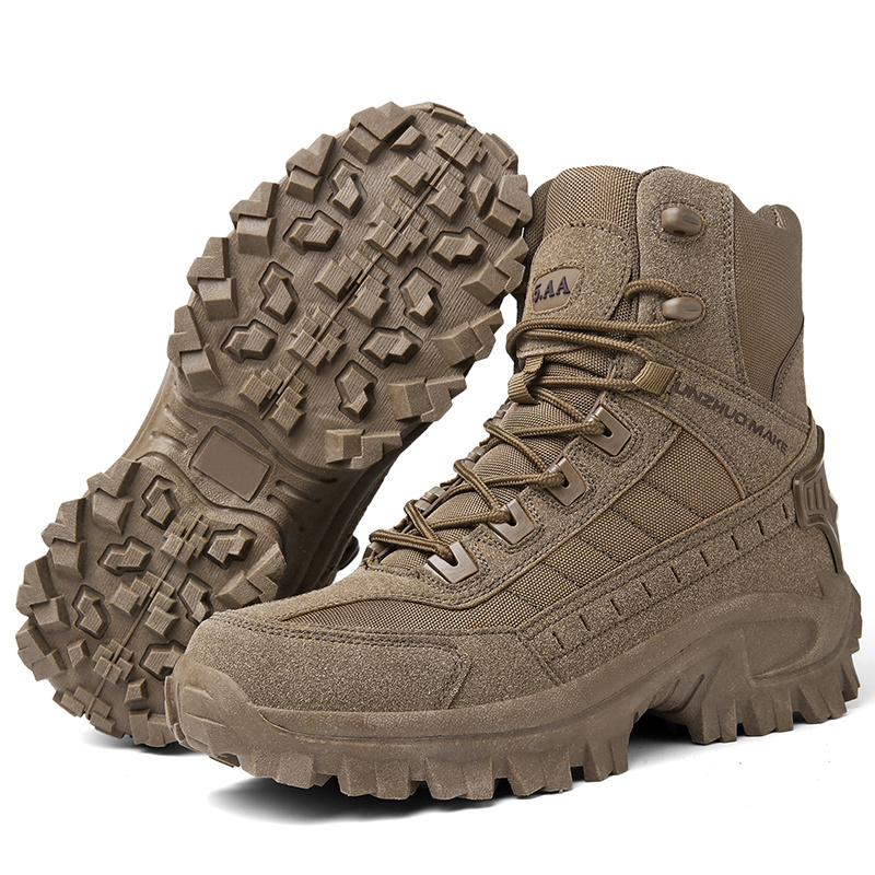 Comfortable COMBAT SHOE Outdoor Hiking High Quality Breathable Industrial Safety Shoes Suitable Combat Boots Jungle Hiking Shoes