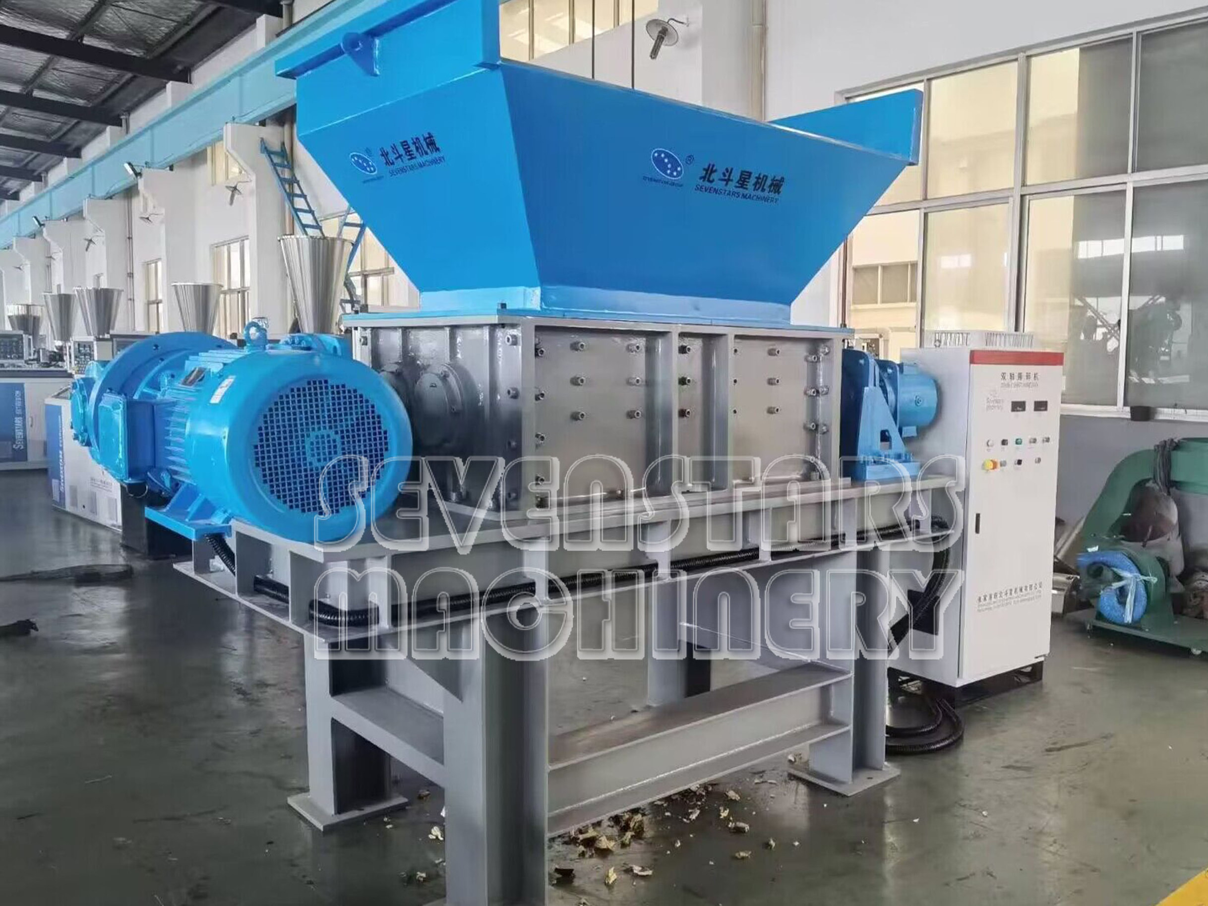 Industry Used Metal Scrap Car Shell Steel plastic scrap granules shredder machine for waste plastic crusher machine