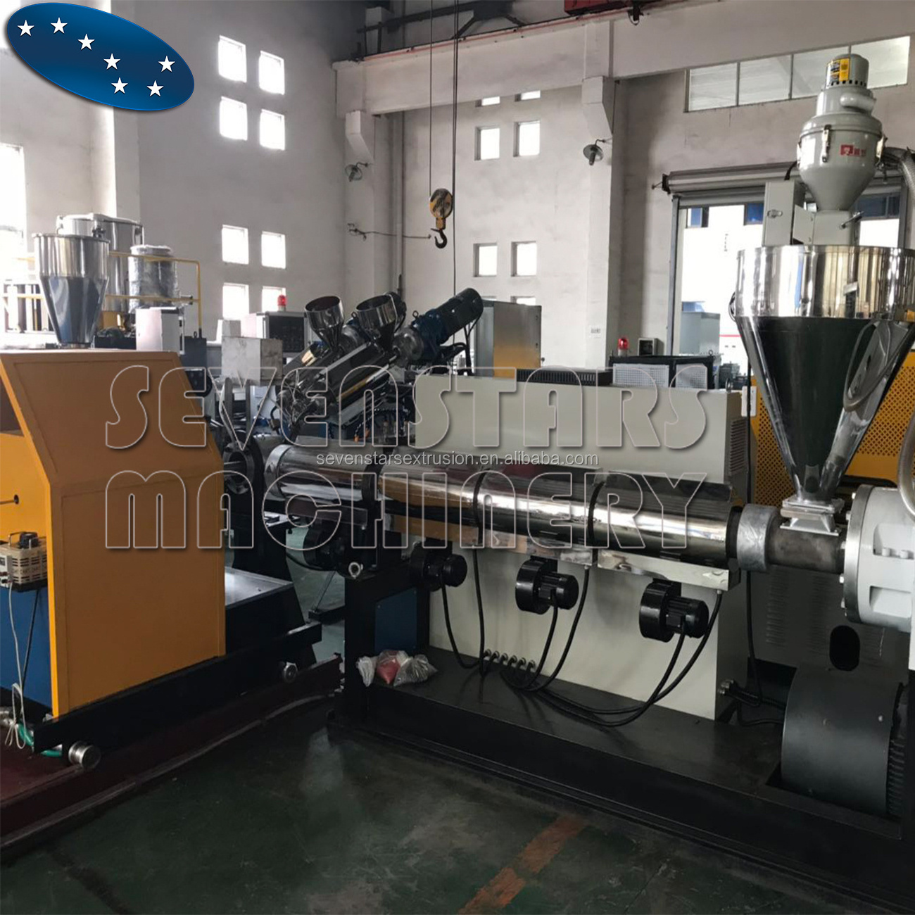 PVC Transparent Steel Wire Soft Pipe Plastic Extruders PVC Pipe Making Machine Flexible Hose Production Line