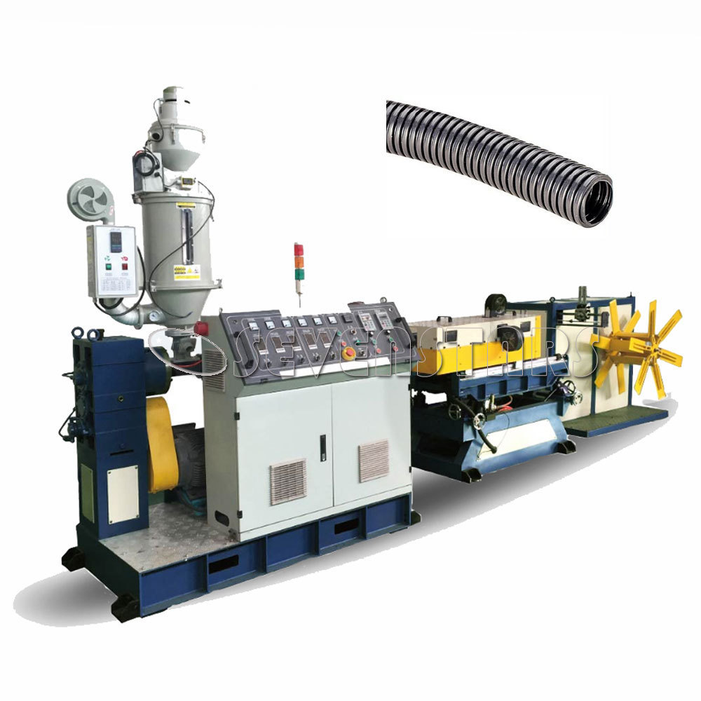 Sevenstars High Speed Hdpe double wall corrugated pipe production line