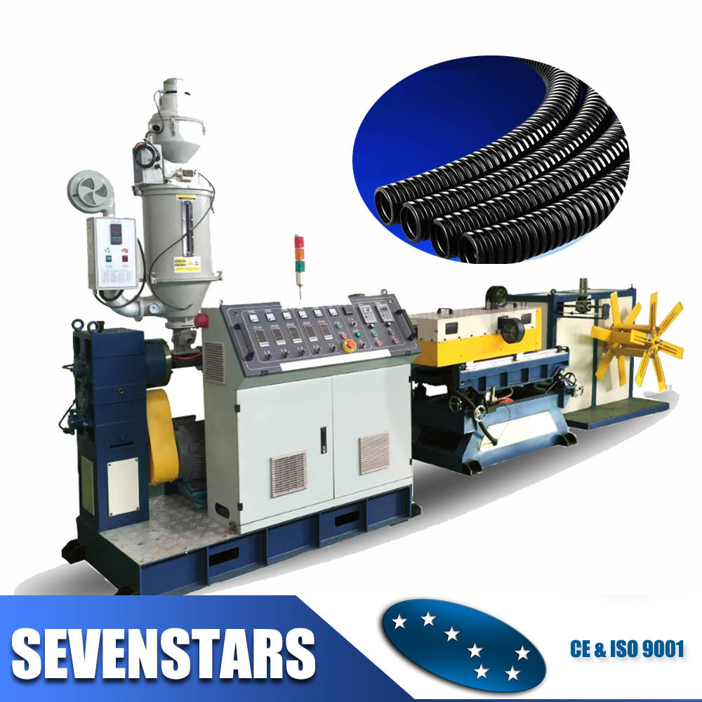 Sevenstars High Speed Hdpe double wall corrugated pipe production line