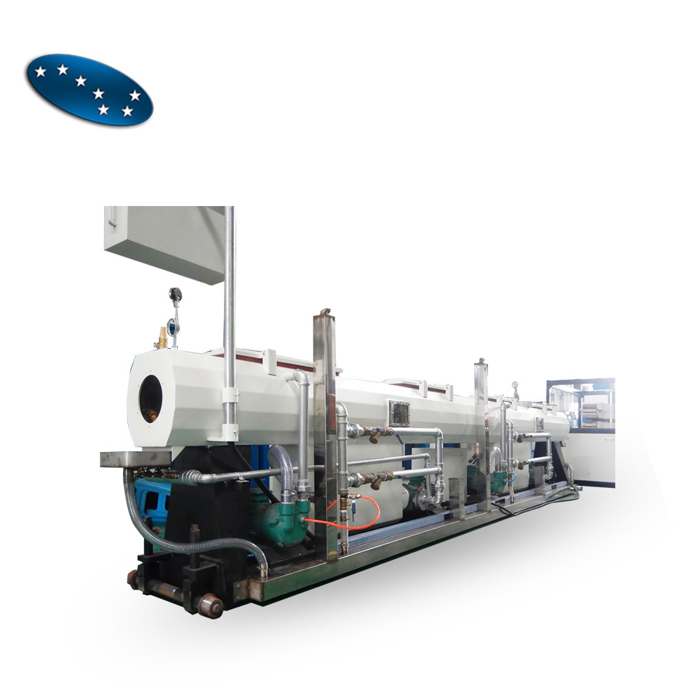 Used plastic PVC pipe conical double screw extruder machine