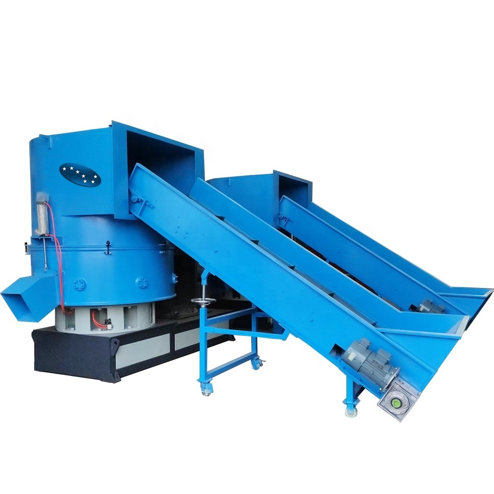 Best selling agglomerator plastic recycling machinery PP PE waste film recycle machine granulator