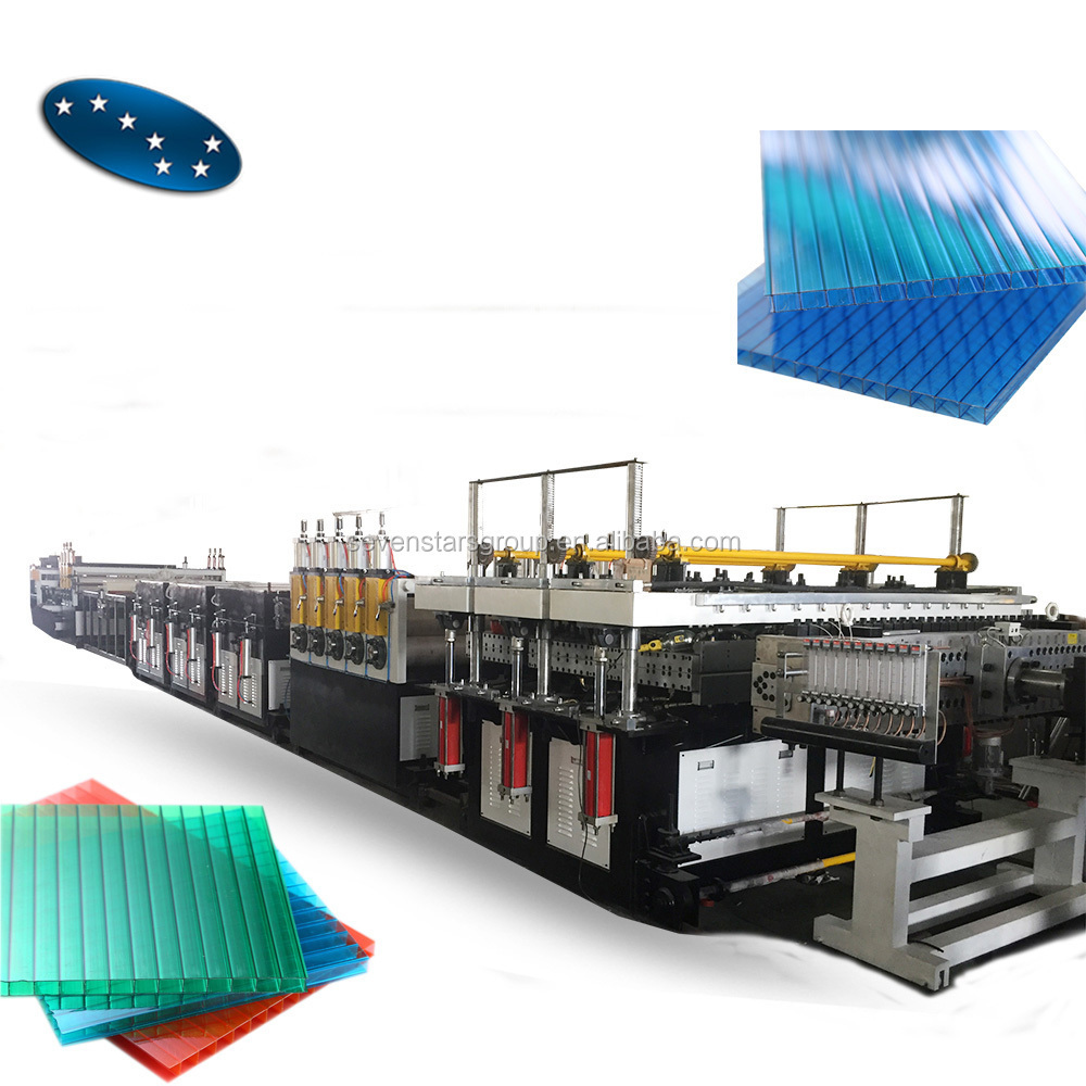 PC PP Corrugated Sheet extrusion Making Machine For Making Pp Hollow Sheet/packing Box