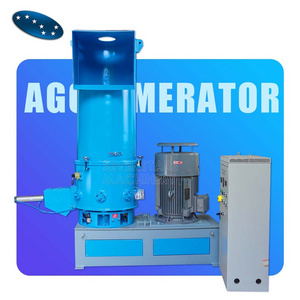 Best selling agglomerator plastic recycling machinery PP PE waste film recycle machine granulator