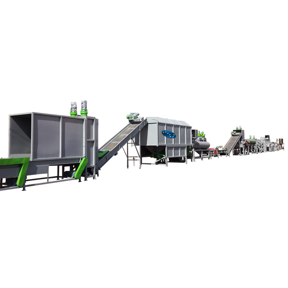 plastic bottle recycling machine pet / plastic bottle washing line