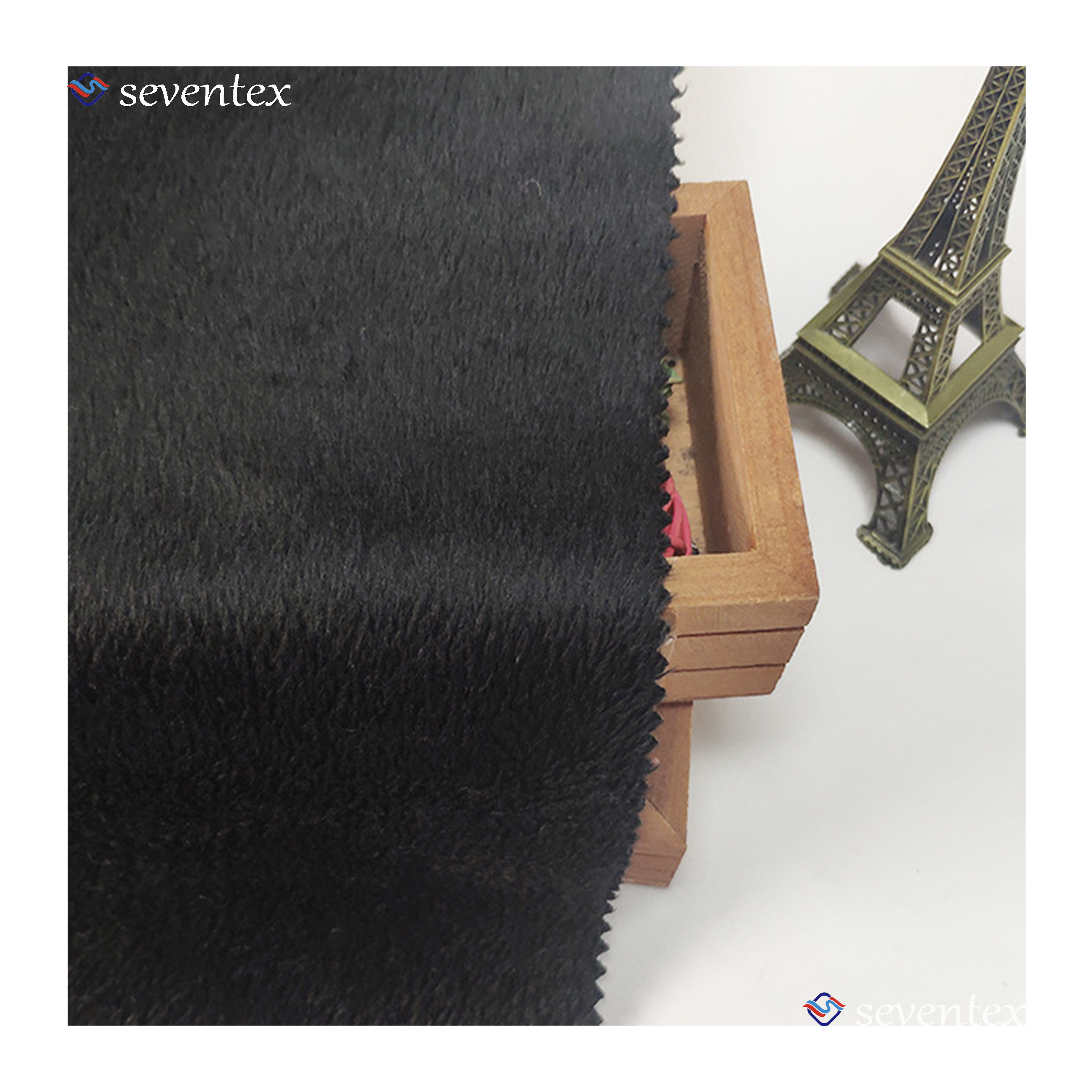 100% polyester single-sided plush compound fabric thermal jacket lining