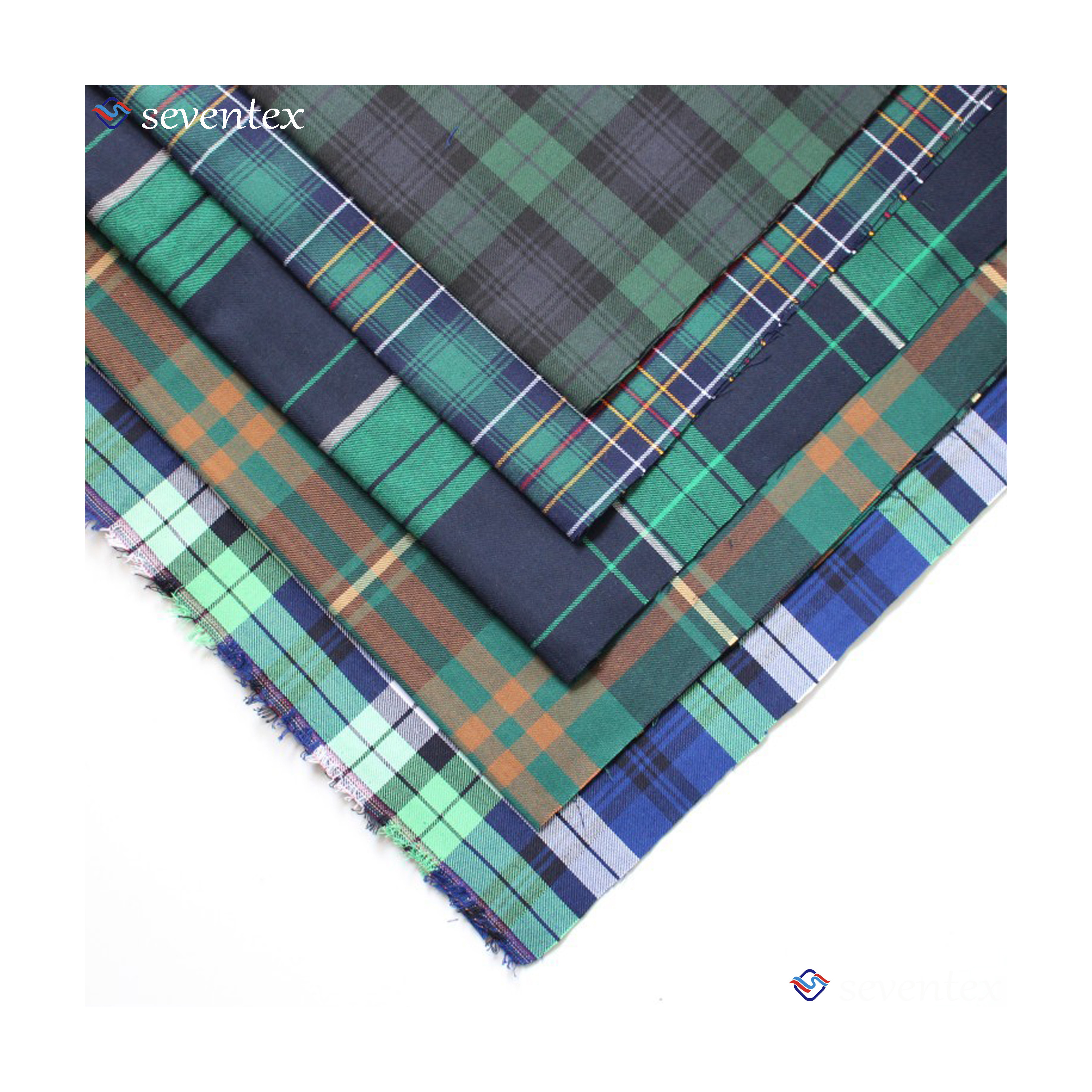 32S TC Twill yarn dyed plaid fabric School uniform fabric