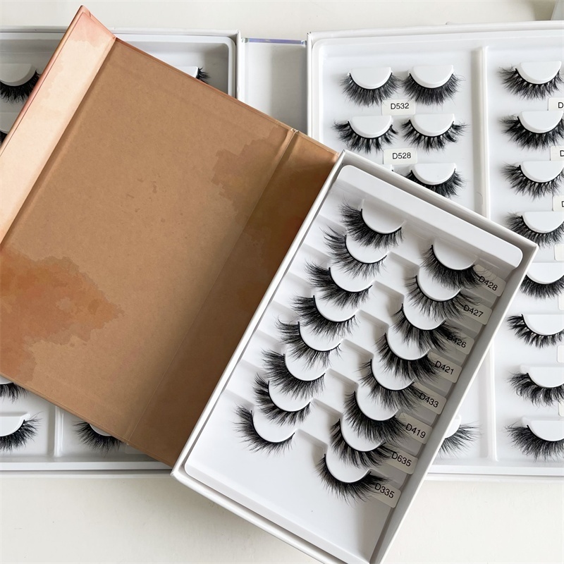 Sunland Handmade mink strip lashes small 15MM 18MM false eye lash half type short 3d mink eyelash eyelashes mink vendor