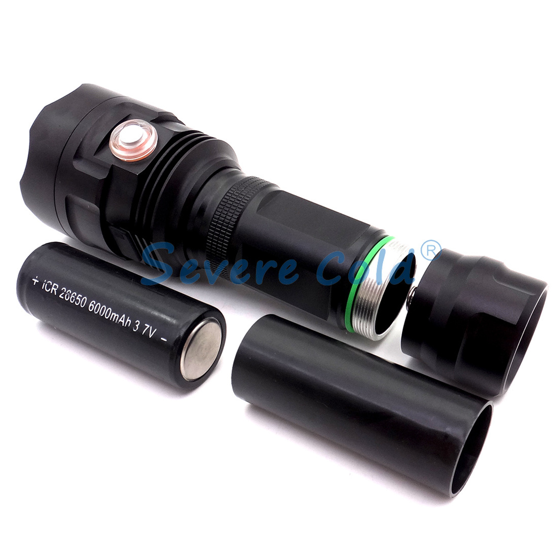 High Power Flashlight 3800 Lumen Torch Outdoor Flashlight High Output LED Torch