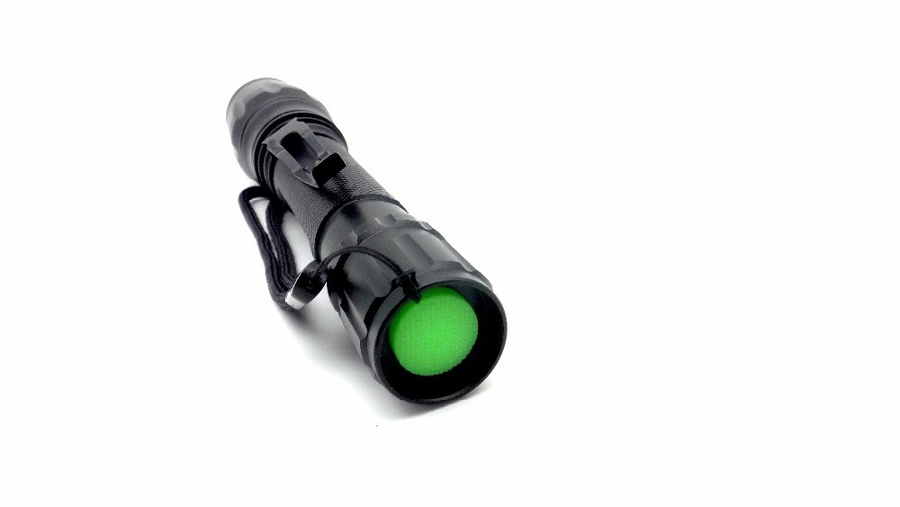 2000 Lumen Zoom LED Flashlight With Clip T6 zoom LED Torch