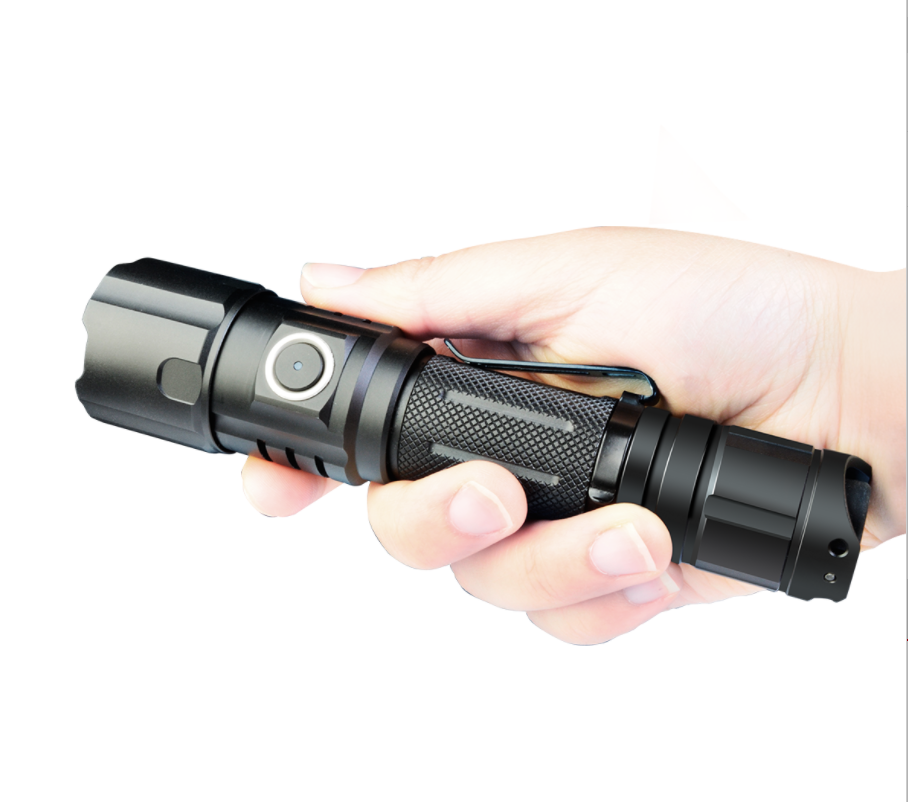 Klarus FX10 Tactical Flashlight XP-L HI V3 LED max 1000Lumen Beam Throw 300 Meter USB Rechargeable Torch