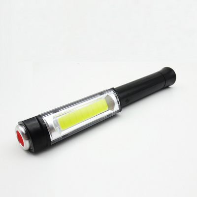 COB LED Mini Multifunction LED Light Work Hand Torch Flashlight With The Bottom Magnet Flashlight