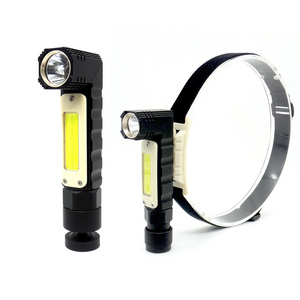 COB Rechargeable Work Lights with Magnetic Base 360 Rotate and Ultra Bright LED Rotate Flashlight