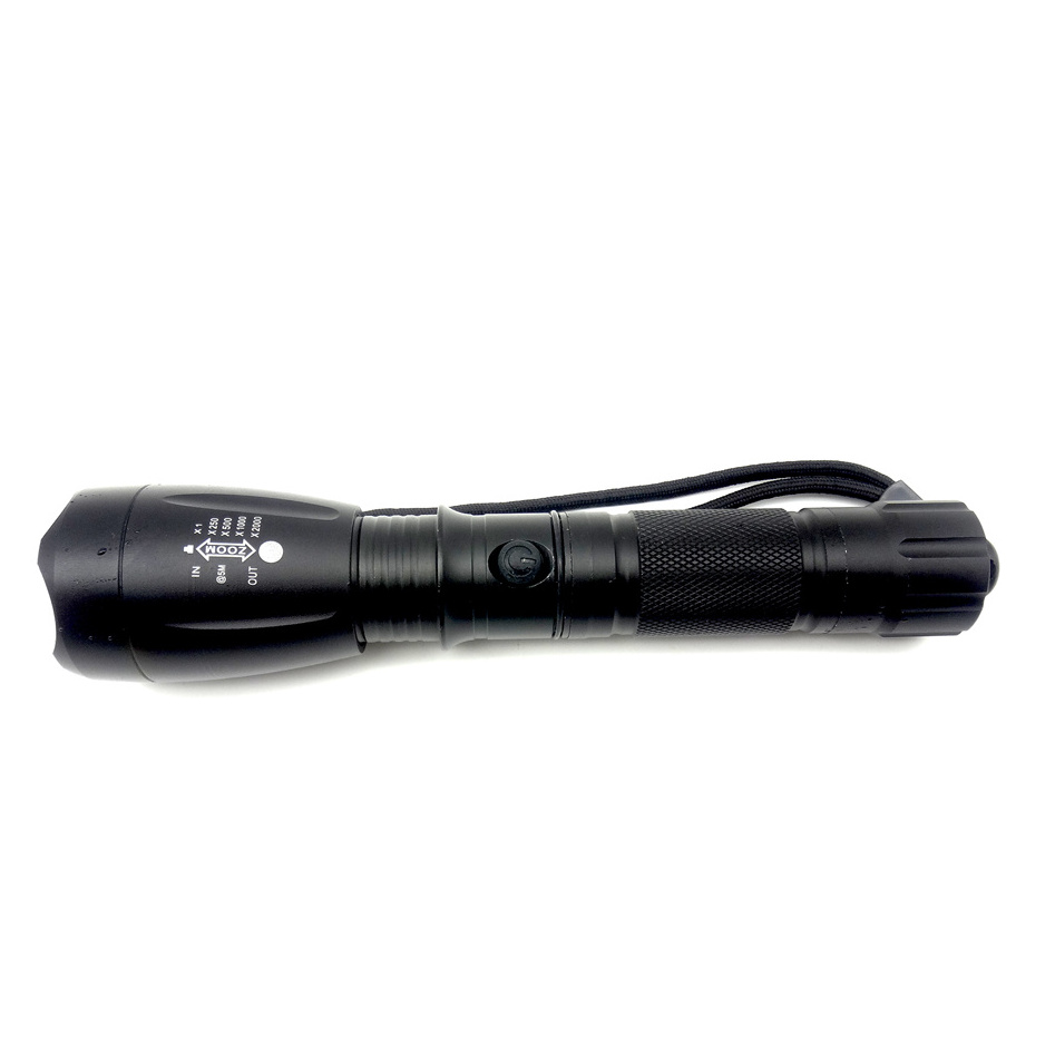 Rechargeable LED Flashlight Zoom Flashlight Ultra Bright 1200 Lumen Flashlight