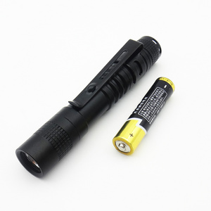 Portable Mini 3A LED Tactical Flashlight Pocket Torch Light 600LM Doctor Pen Flashlight