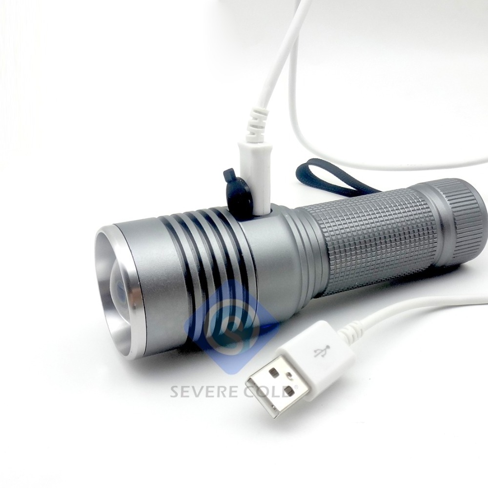 Flashlight LED Torch 3 Modes Camping Lantern