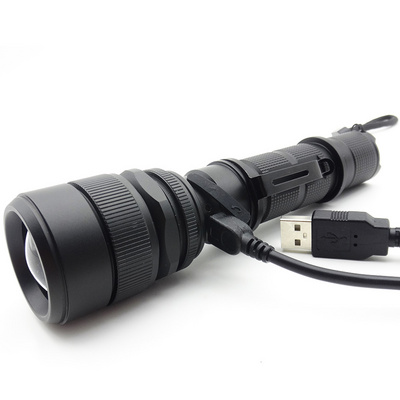 Severe Cold USB Rechargeable Torch 18650 Flashlight XML L2 LED 1000 Lumens Flashlight