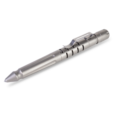 Klarus TP20 Ti Titanium Rechargeable tactical pen light XP-G3 LED for Self-defense writing torch with 10180 Li-ion battery