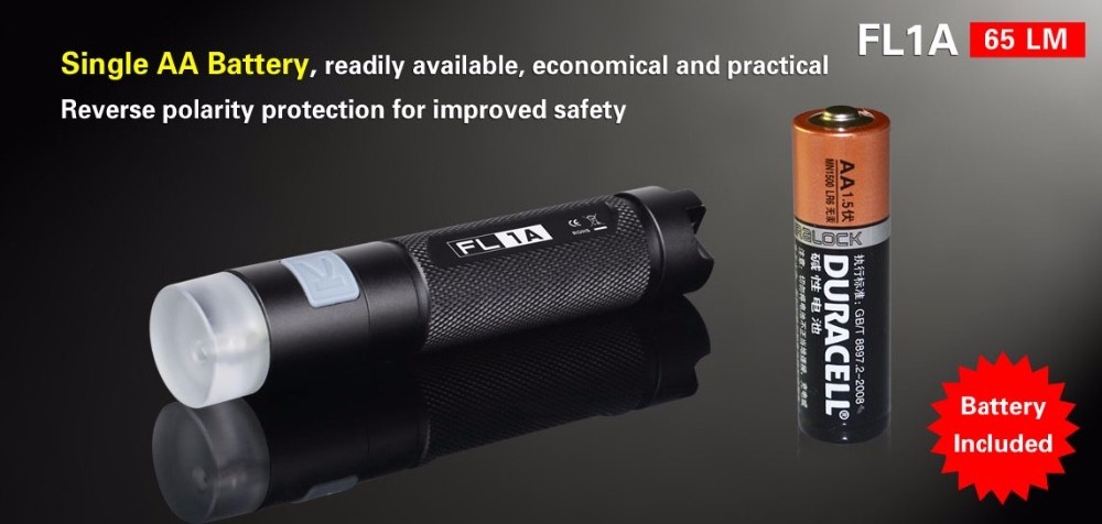 Klarus FL1A Keychain Flashlight AA Battery Torch Yanchao Lights Portable Flashlight