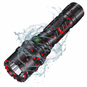 High Power 1800Lumens USB Rechargeable LED Torch Flashlight XHP50 High Powerful Flashlight