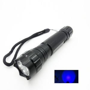 Severe Cold UV LED Torch 390nm 395nm Purple light Flashlight Detector UV Flashlight