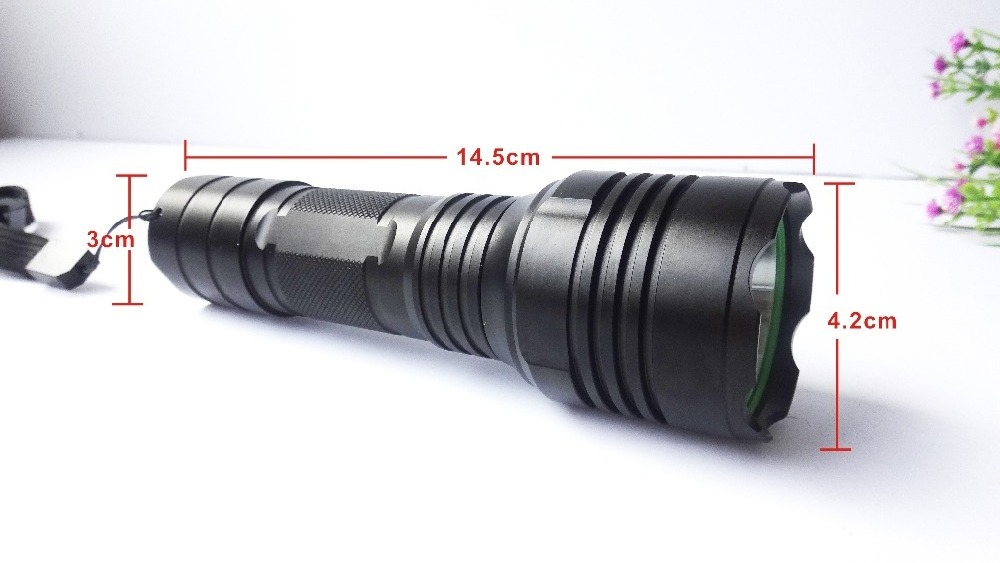 High Power XML T6 Flashlight 26650 Rechargeable LED Flashlight