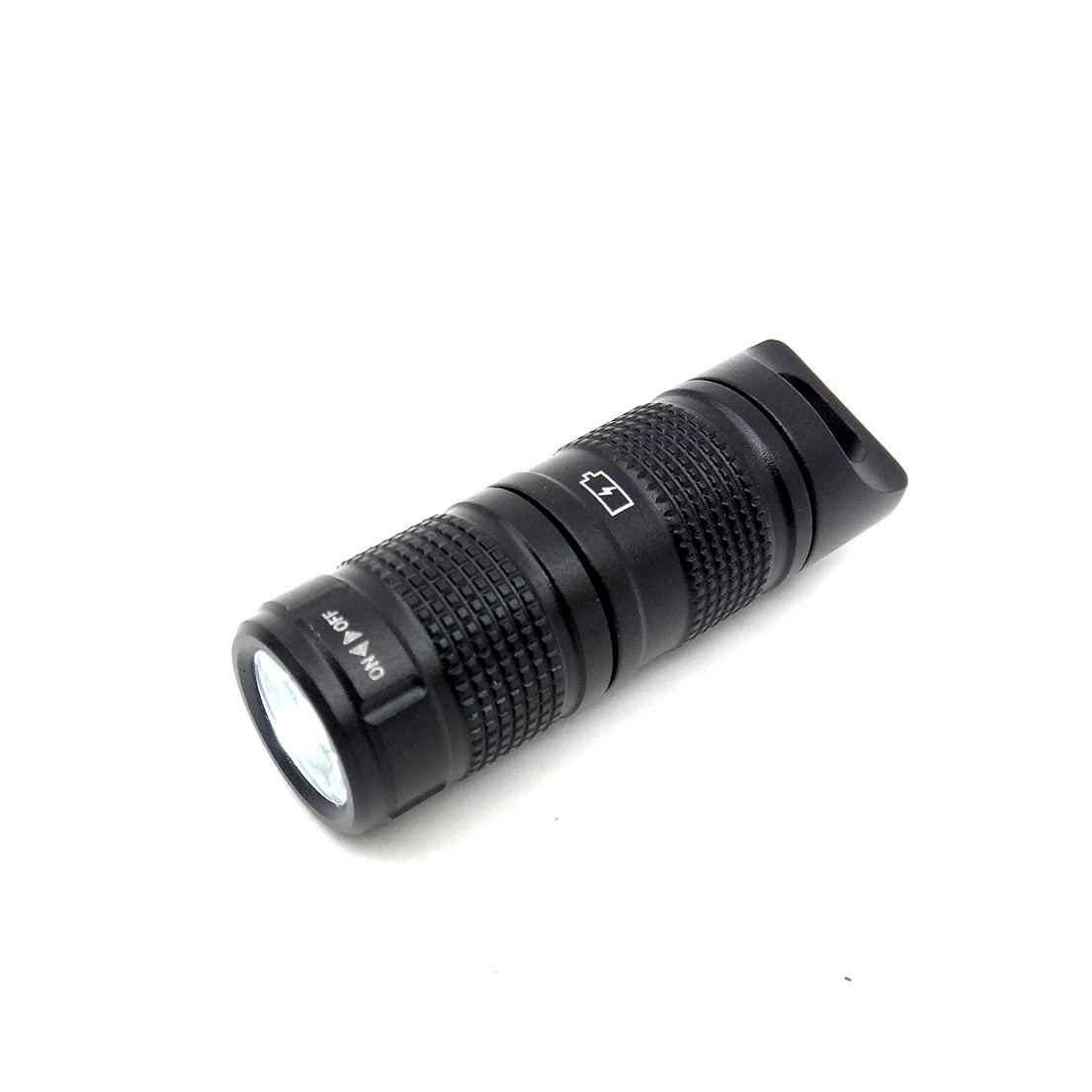 Small Torch USB Rechargeable Mini LED Keychain Flashlight