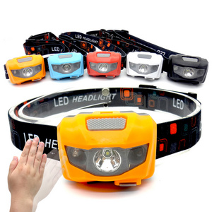 LED Mini Sensor Headlamp 500lm Body Motion Rechargeable Sense Headlight Free Hands Camping Light