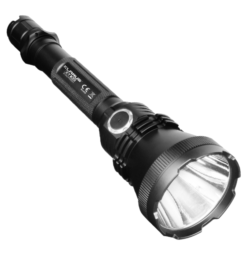 Klarus XT32 LED Flashlight XP-L HI V3 1200lm Beam Distance 1000 meters Tactical Flashlight for Hunting, hiking, Camp