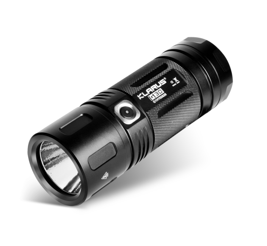 KLARUS G30 Light 1XCREE MT-G2 LED 2450 Lumens18650 Battery KLARUS Flashlight Waterproof Flash Light