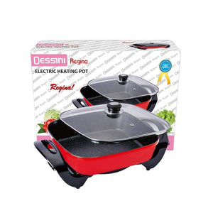 High Quality Kitchen Tool Korean Style Portable Square 5l Electric Cooker Healthy Kitchen Nonstick Pot Ware Electric Caldron