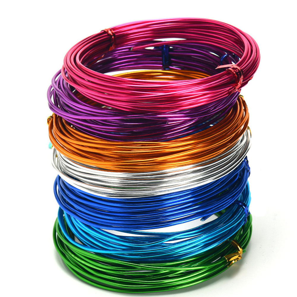 Gold Silver Craft Wire Jewelry Handicraft Wire  Colorful  Aluminum Craft Wire for DIY Jewelry