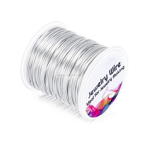 Silver 20 Gauge Jewelry Wire Craft Wire Tarnish Resistant Copper Beading Wire for Jewelry Making Supplies and Crafting