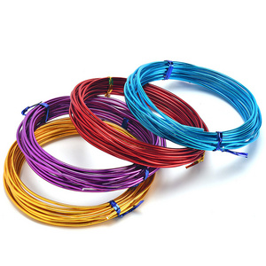 Gold Silver Craft Wire Jewelry Handicraft Wire  Colorful  Aluminum Craft Wire for DIY Jewelry