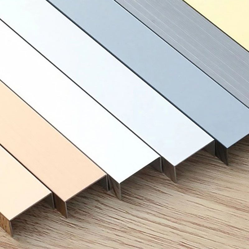 Custom 201/304 Grade Strip Ss Gold Mirror Stainless Steel Tile Trim