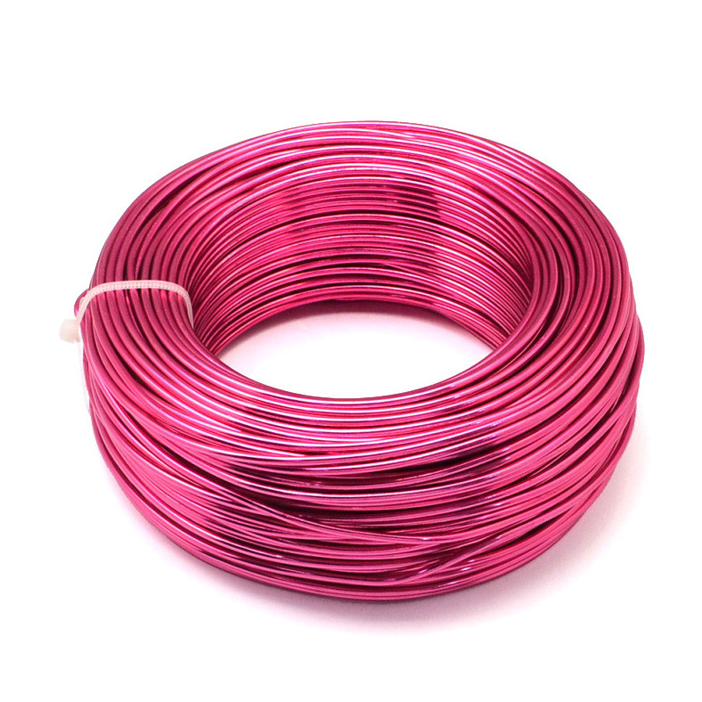 Aluminum Craft Wire Enameled Anodized Various Aluminum Bonsai Wire Craft Color Aluminum Soft DIY Jewelry Making Craft Wire