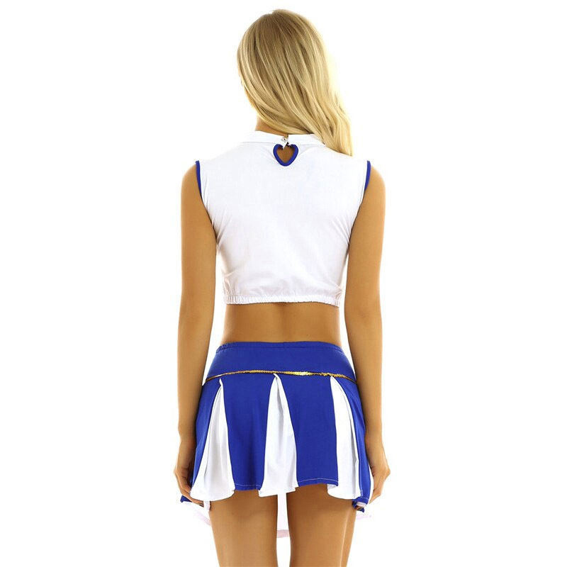 New Arrival Women Cheerleader Uniform Wholesale OEM Design Yellow Color Set Cheerleader Uniform