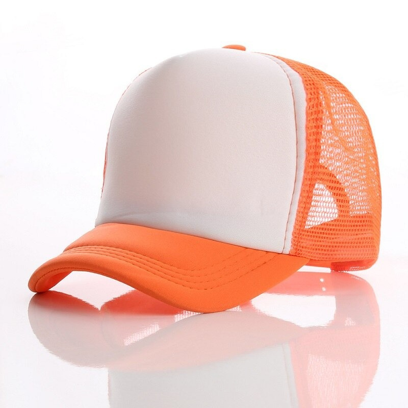 2024 wholesale OEM  Mesh Caps Full Trucker Cap Snap back Fishing Hat Hollow Breathable Outdoor Men's Sunscreen Running Hat