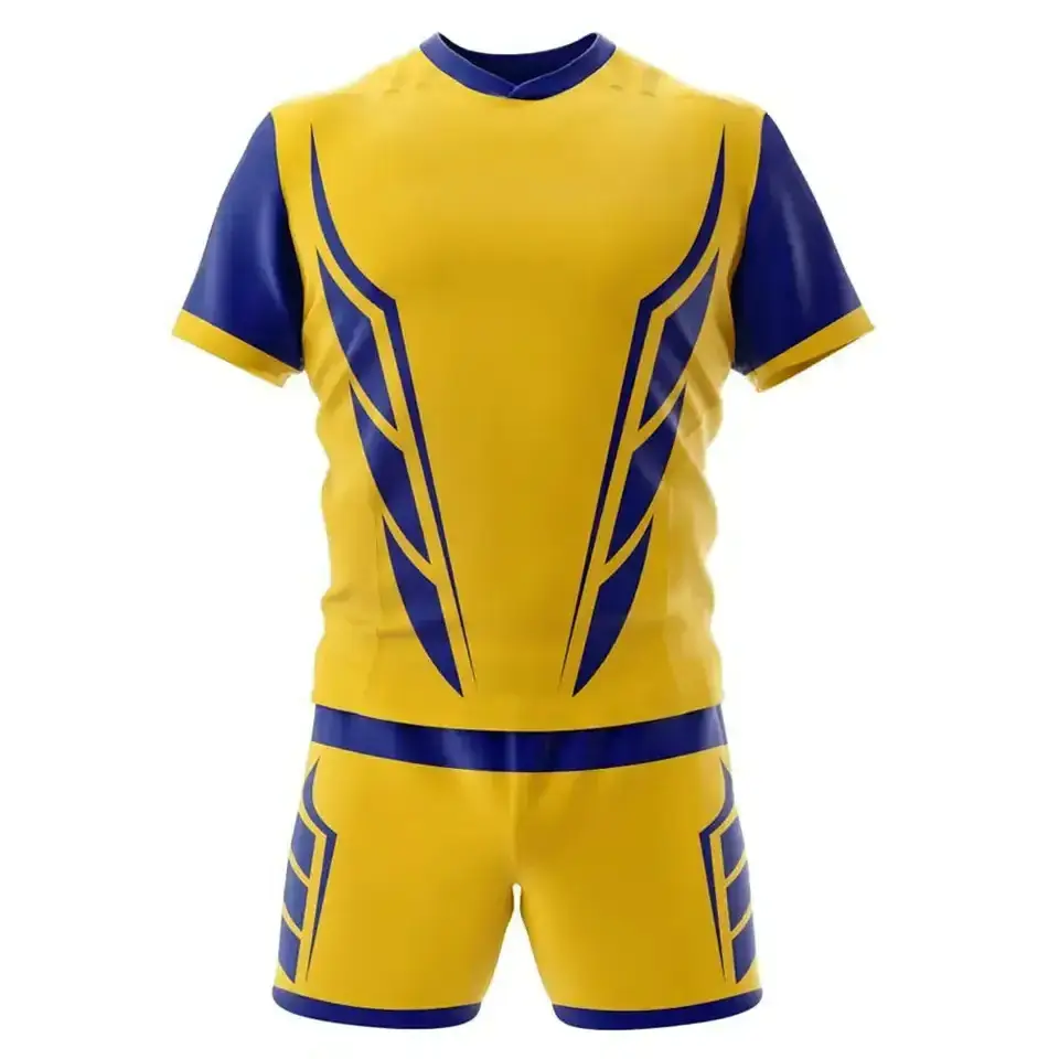 Rugby Uniform 100% Polyester Professional Sports Rugby Jersey Quick-drying And Breathable Rugby Uniform