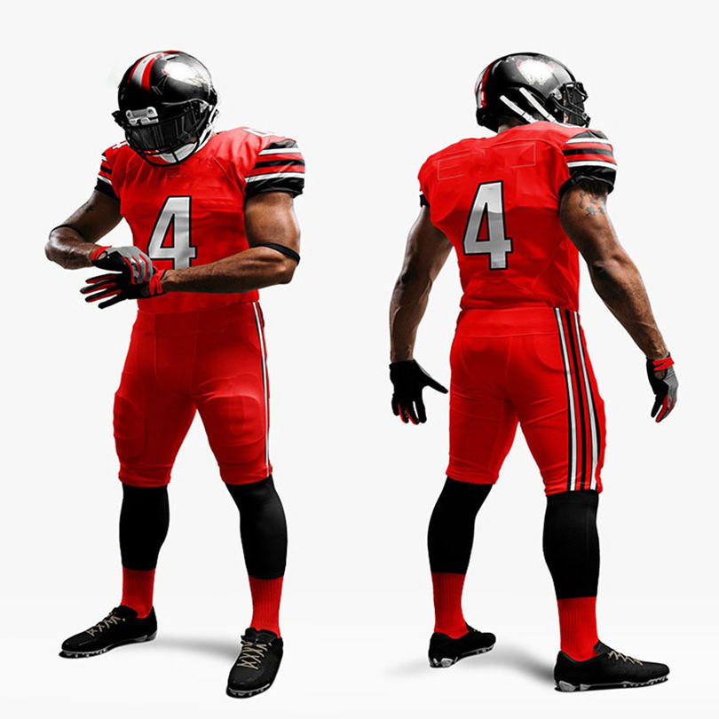 Top Quality American Youth Football Uniforms For Training Wear high quality stitched American football uniforms