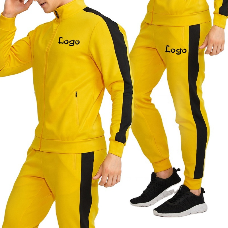 wholesale custom made Sportswear's Gym Fitness Tech Fleece Training Tracksuits Men Two Piece Set Tracksuit Jogging Suit for Men