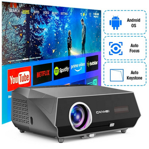 caiwei A10Q WIFI 1080P LCD LED Projector 4K Autofocus Outdoor Video Movie Business Tablet Projectors For Office