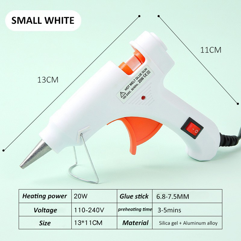 Small Hot-melt Glue Guns Practical Hot Glue Gun Stick High Viscosity Super Adhesive Strip Manual Glue Gun DIY Tool Material